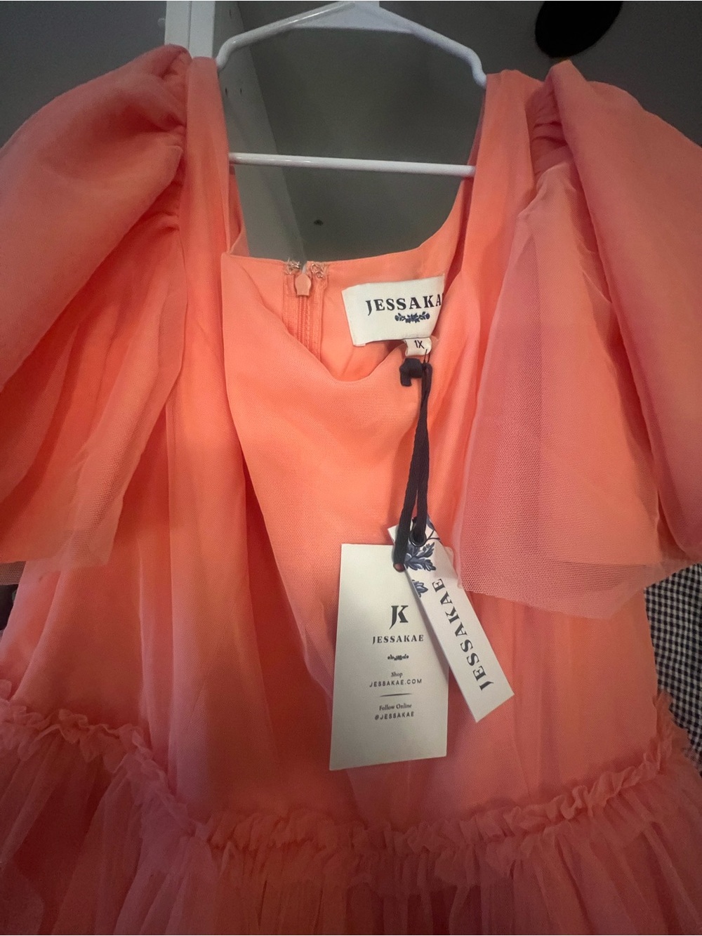 Jessakae Allegro Dress in Coral - Picture 4 of 4
